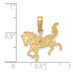 14k Horse Pendant - Image 3
