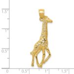 14k Giraffe Pendant - Image 4