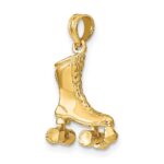 14k 3-D Roller Skate Charm - Image 4