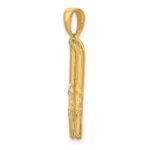14k 3-D Snow Skis Pendant - Image 5