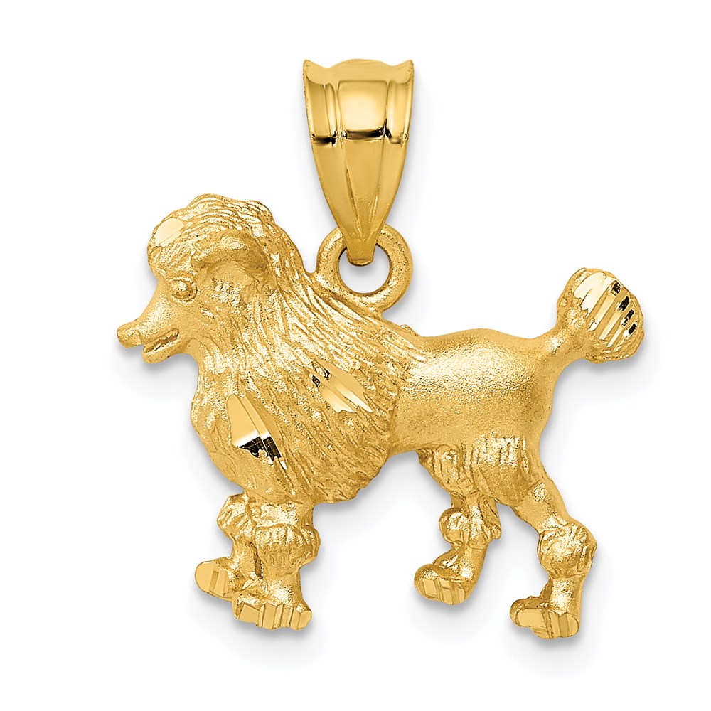 C36.jpg 14k Poodle Dog Charm - Image 1