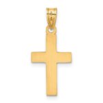 14K Polished Cross Charm - Image 3
