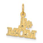 14k #1 MOM Charm - Image 3