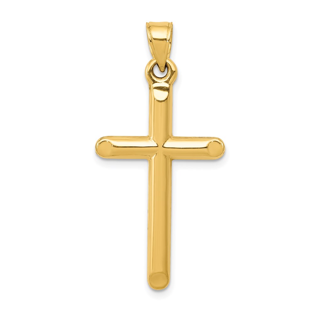 C3624.jpg 14k 3-D Hollow Cross Pendant - Image 1