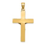 14k Polished Crucifix Pendant - Image 4