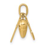 14K 3-D Faith, Hope And Charity Charm - Image 2