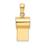 14k 3-D Working Whistle Charm - Image 4