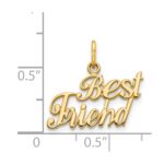 14k BEST FRIEND Charm - Image 4