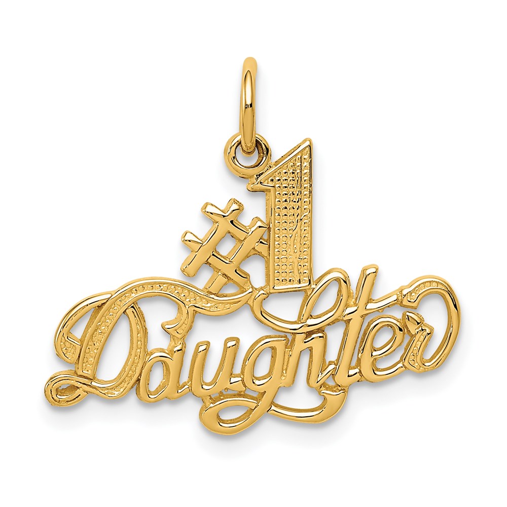 C385.jpg 14k #1 DAUGHTER Charm - Image 1