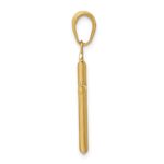 14k Reversible Same on Both Sides Latin Cross Pendant - Image 2