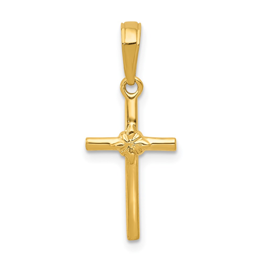C3882.jpg 14k Polished Cross Charm - Image 1