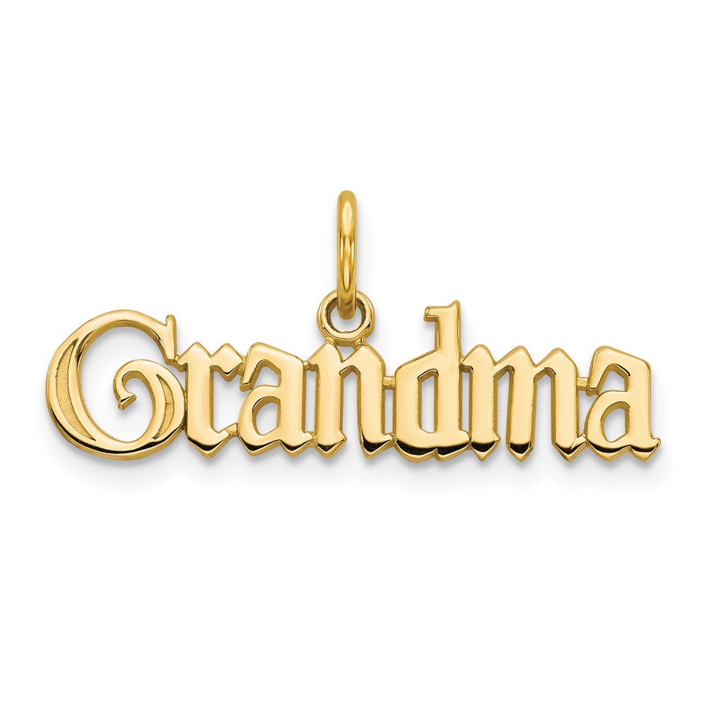 C395.jpg 14k GRANDMA Charm - Image 1