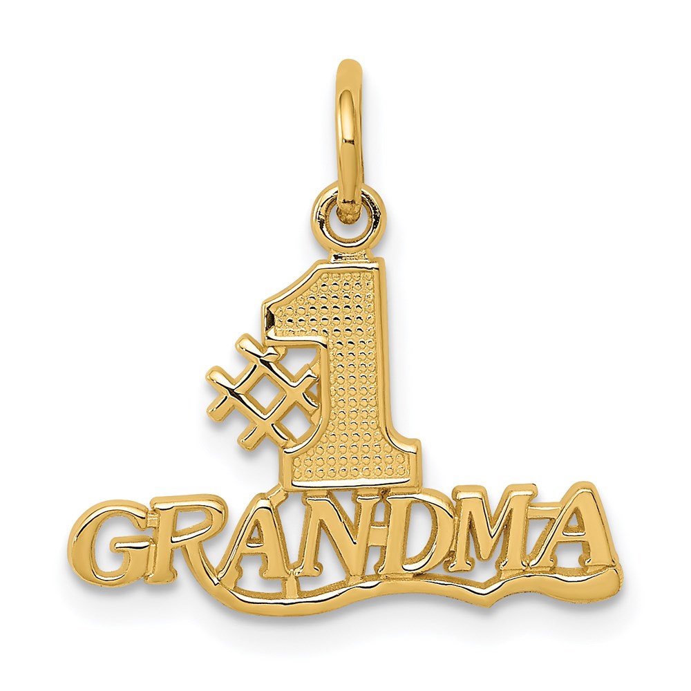 C396.jpg 14k #1 GRANDMA Charm - Image 1