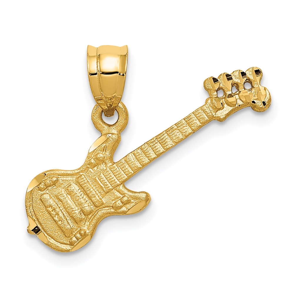 C413.jpg 14k 3-D Electric Guitar Charm - Image 1