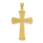 14K Diamond-cut Cross Pendant - Image 3