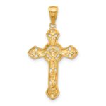 14K Fancy Iona Cross Pendant - Image 3