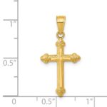 14k Passion Cross Pendant - Image 3