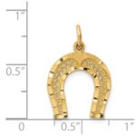 14k Horseshoe Charm - Image 4