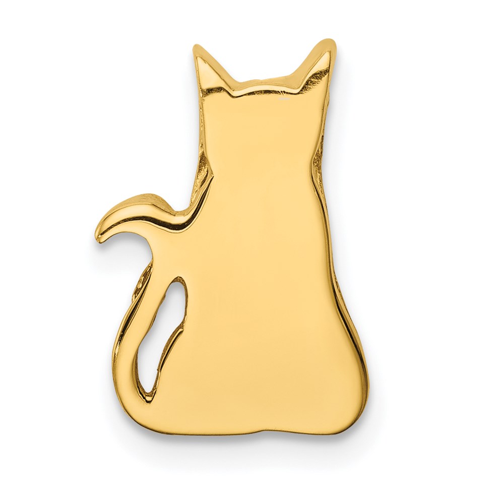 C4626.jpg 14K Cat Chain Slide - Image 1