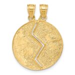 14K 2-Piece Break-apart MIZPAH Pendant - Image 3