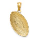 14K Football Pendant - Image 3