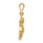 14k Polished Three Dolphin Charm - Image 2