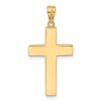 14K Polished Cross Pendant - Image 3
