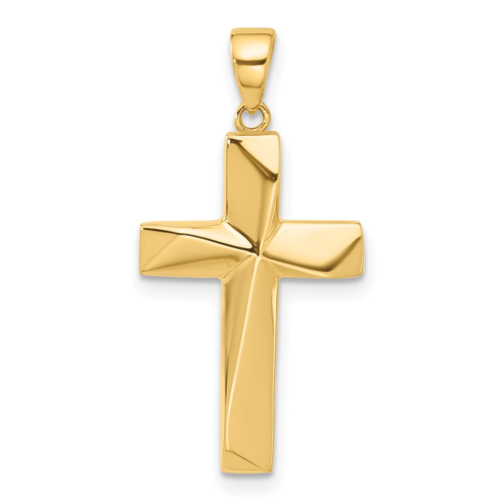 C4942.jpg 14K Polished Cross Pendant - Image 1