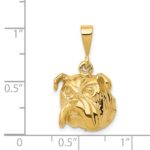 14k Bulldog Pendant - Image 5