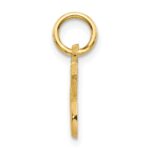 14KY Script Letter C Initial Charm - Image 2