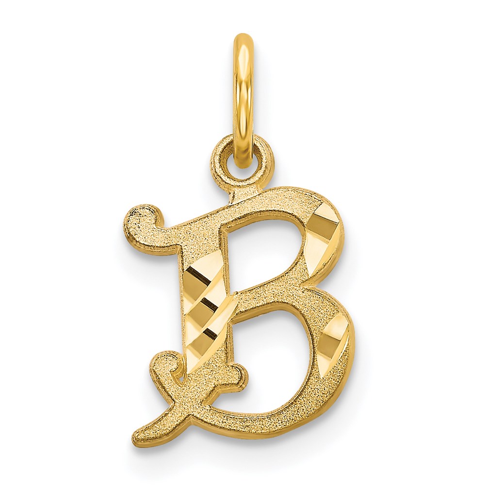 C565B.jpg 14k Letter B Initial Charm - Image 1