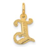 14k Letter L Initial Charm - Image 3