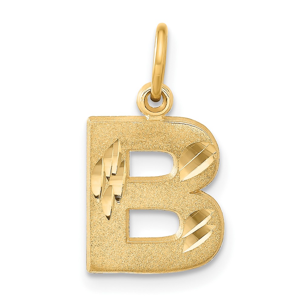 C566B.jpg 14k Letter B Initial Charm - Image 1