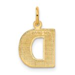14k Letter D Initial Charm - Image 3