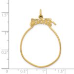 14k MEMORIES Charm Holder Pendant - Image 3