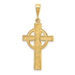 14k Celtic Cross Pendant
