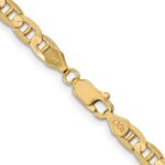 14K 4.5mm Concave Anchor with Lobster Clasp Chain - Image 3