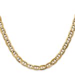 14K 5.25mm Concave Anchor with Lobster Clasp Chain - Image 2