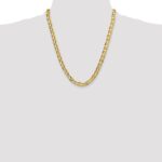 14k 8mm Concave Anchor Chain - Image 4