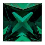 Created Emerald 6mm Princess