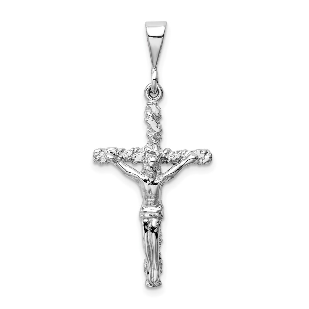 CH139.jpg 14k White Gold Crucifix Charm - Image 1
