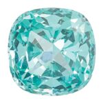 Lab Created Paraiba 8mm Antique Cushion