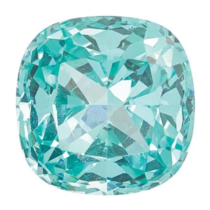 Lab Created Paraiba 8mm Antique Cushion