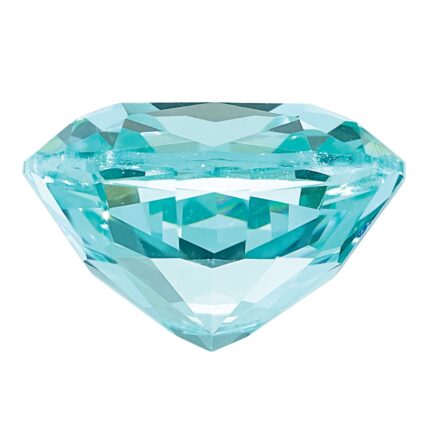 Lab Created Paraiba 7mm Antique Cushion
