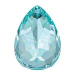 Lab Created Paraiba 8x5mm Pear - Image 4