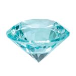 Lab Created Paraiba 8mm Round - Image 4