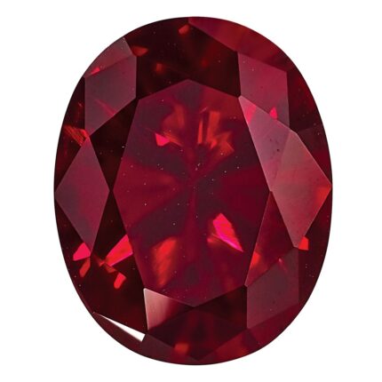 Created Ruby 9x7mm Oval