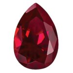 Created Ruby 8x5mm Pear