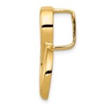 14K Polished Slide Fits up to 6mm Regular/8mm Fancy or Reversible Omega - Image 2