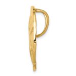 14k Polished Fits up to 8mm on Both Small Sand Dollar Omega Slide - Image 2